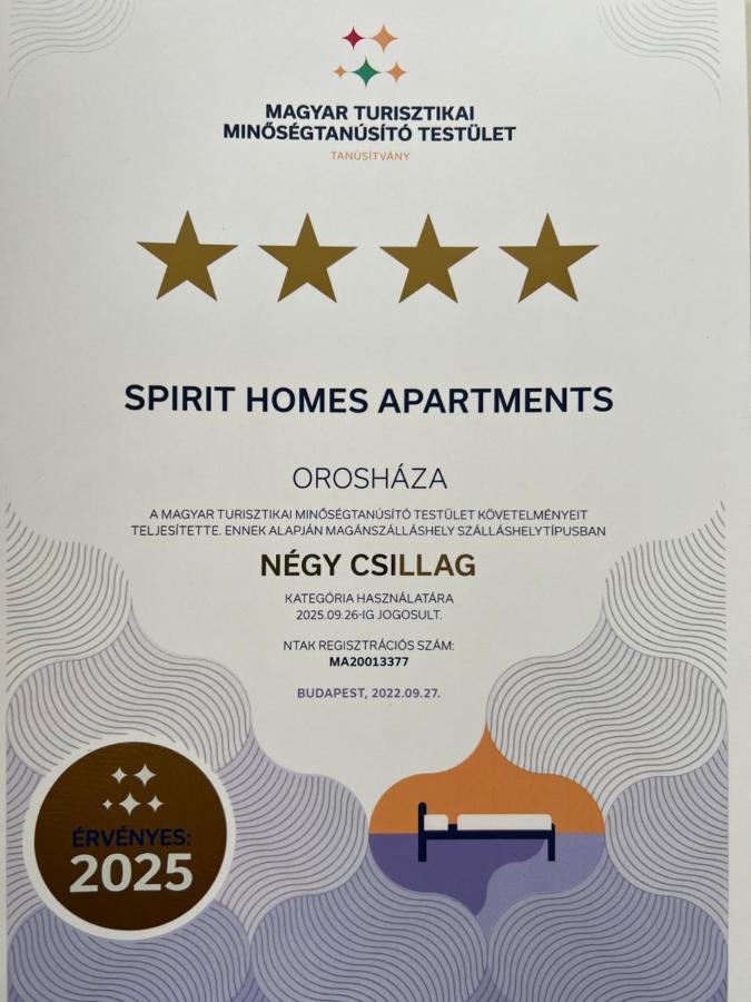 Spirit Homes Apartments Orosháza Eksteriør bilde